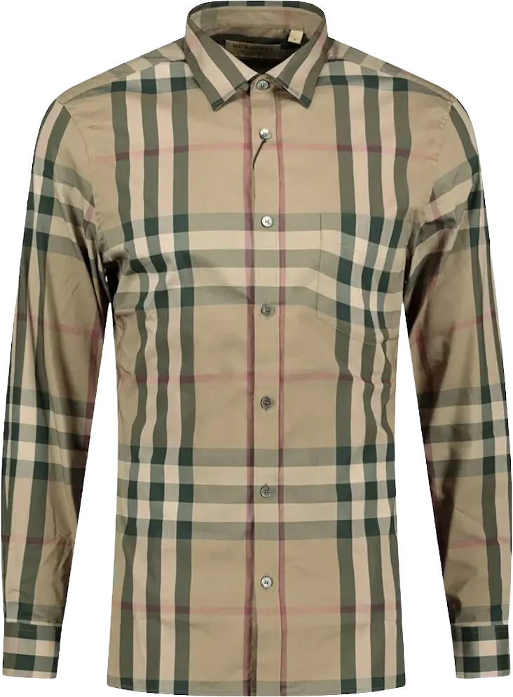 Burberry Classic Check Shirt Beige (US S)